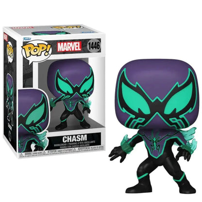 בובת ה-!Funko Pop של ספיידרמן 'קאזם' (Chasm) היא פריט אספנות מהפנט וכהה, המנציח את הטרנספורמציה הדרמטית של בן ריילי לאחד הנבלים המרתקים והוויזואליים ביותר בדפי הקומיקס של מארוול.