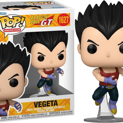 בובת ה-!Funko Pop של וג'יטה (Vegeta) מסדרת ה-Dragon Ball GT היא פריט אספנות מרשים המציג את נסיך הסאיינים במראהו המבוגר והייחודי מפרק הסיום של העלילה הקלאסית.