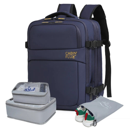 תיק העלייה למטוס המתרחב Cabin Flux Iconic הוא הפתרון המושלם לנוסעים המחפשים מקסימום נפח אחסון במימדים תקניים, המשלב מראה קלאסי עם מערכת ארגון פנימית חכמה הכוללת קוביות אריזה ייעודיות