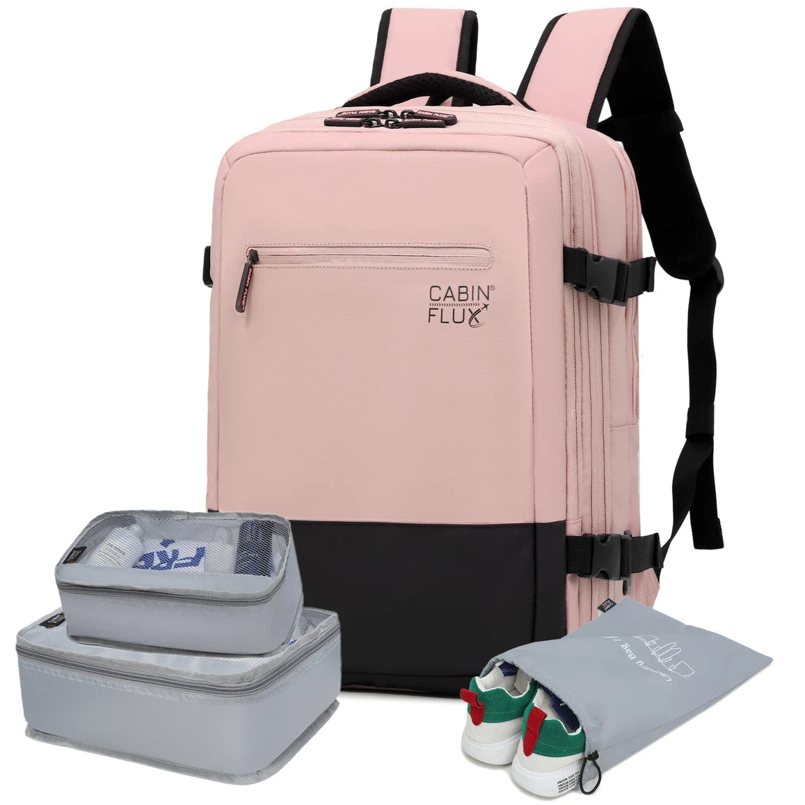 תיק העלייה למטוס המתרחב Cabin Flux Iconic הוא הפתרון המושלם לנוסעים המחפשים מקסימום נפח אחסון במימדים תקניים, המשלב מראה קלאסי עם מערכת ארגון פנימית חכמה הכוללת קוביות אריזה ייעודיות