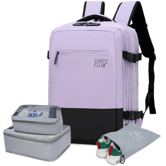 תיק העלייה למטוס המתרחב Cabin Flux Iconic הוא הפתרון המושלם לנוסעים המחפשים מקסימום נפח אחסון במימדים תקניים, המשלב מראה קלאסי עם מערכת ארגון פנימית חכמה הכוללת קוביות אריזה ייעודיות