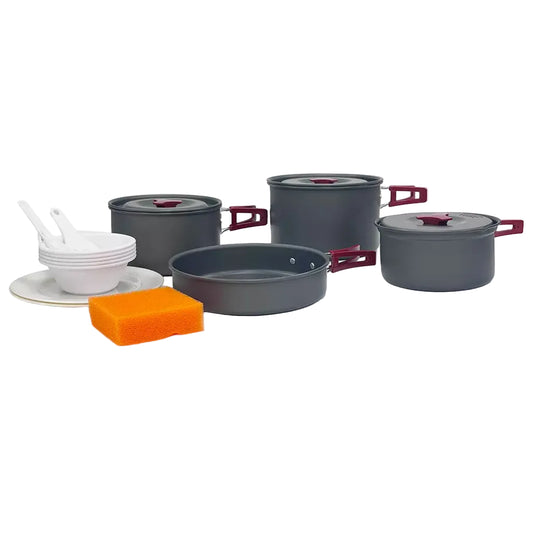 ערכת הבישול FMC-206 מבית Outdoor Revolution היא הפתרון המקיף והיעיל ביותר למטיילים וקבוצות קטנות בשטח, המשלבת עמידות יוצאת דופן עם תכנון חכם לחסכון במקום.