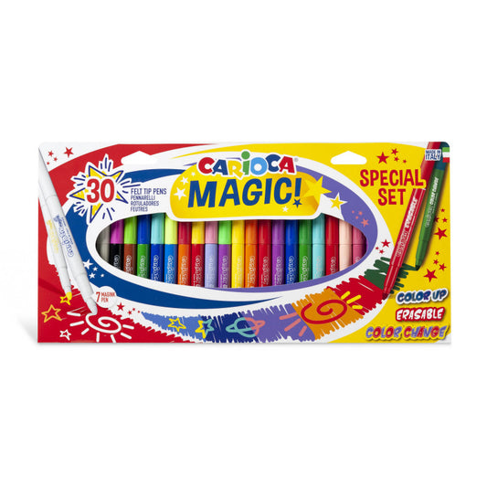 סט 30 טושים קסם - Carioca Magic Felt
