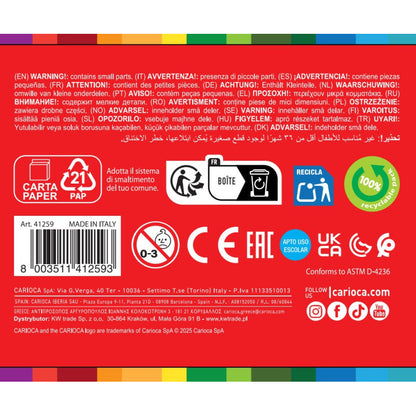 סט 30 טושים - Carioca Maxi Jumbo