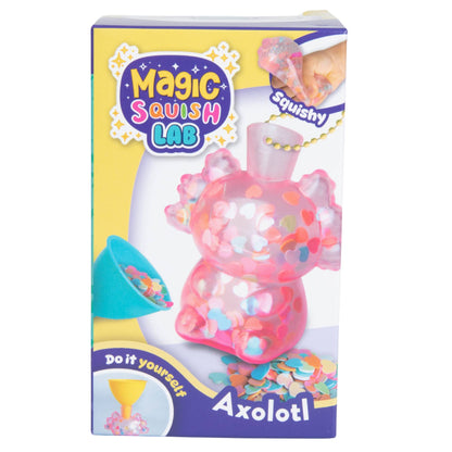 מארז יצירה - סקווישי בצורת Axolotal ורד
