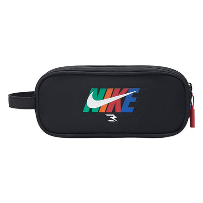 קלמר 2 תאים NIKE - שחור עם לוגו צבעוני