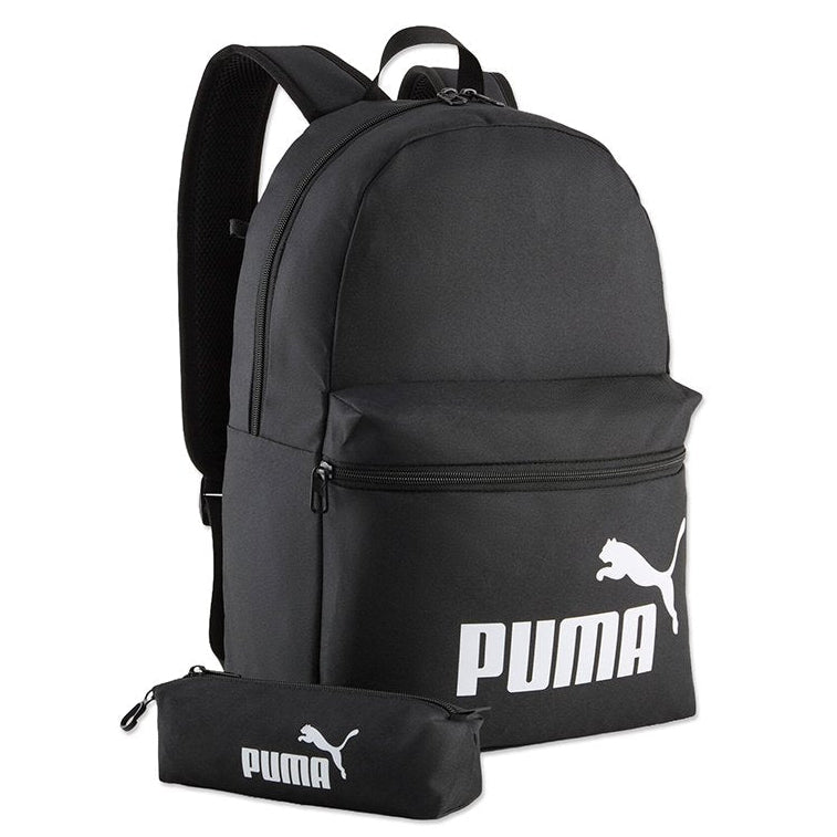 תיק גב עם קלמר שחור לבן של Puma