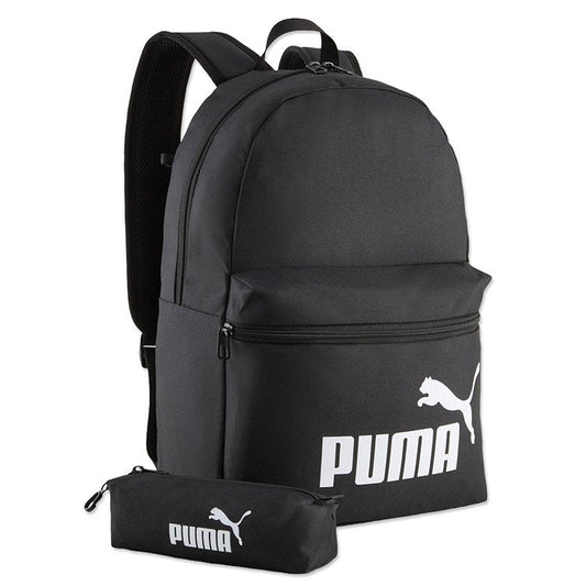 תיק גב עם קלמר שחור לבן של Puma
