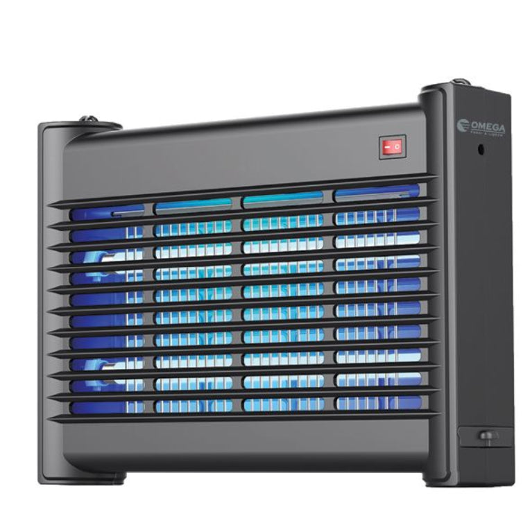 קטלן יתושים אלקטרוני 16 וואט נורת OMEGA ZERO IK218B-2X8W T5