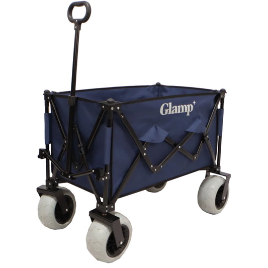 עגלת קמפינג מתקפלת עם גלגלי בלון Glamp
