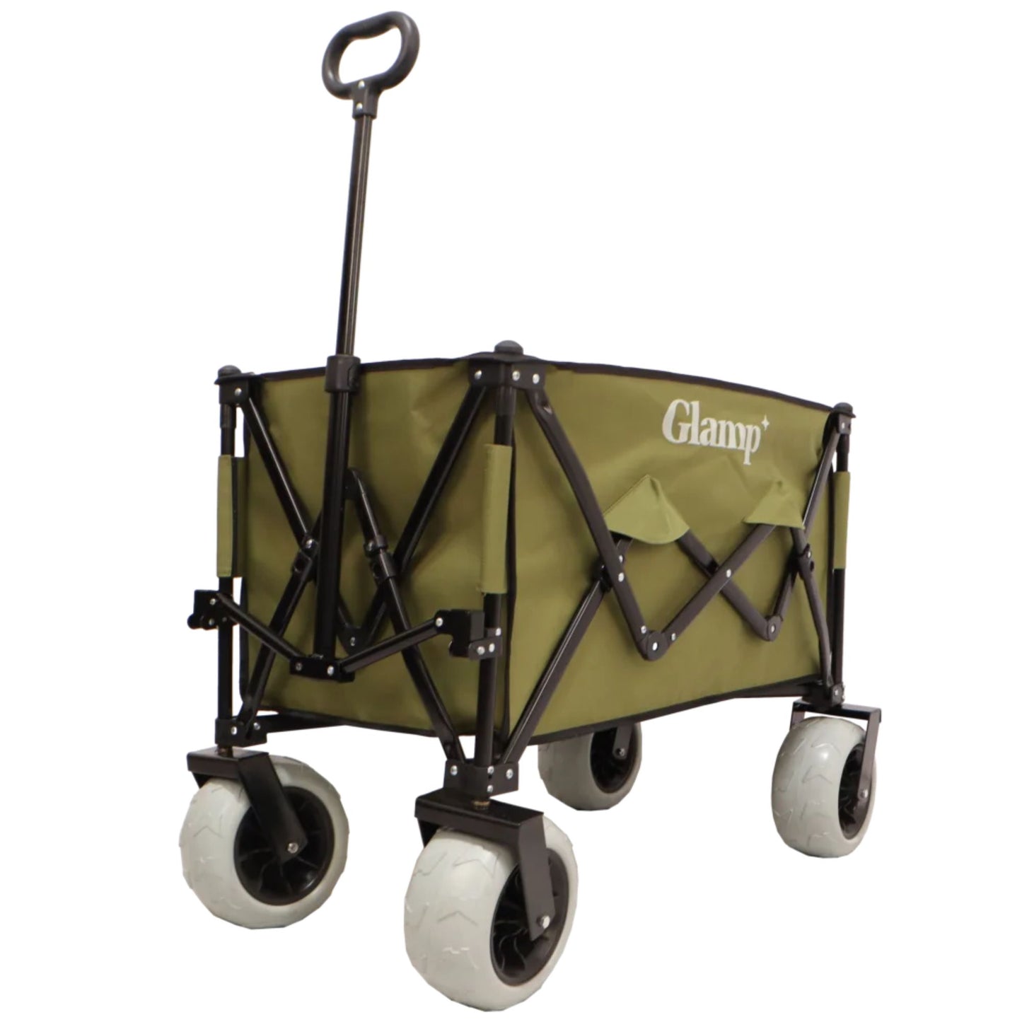 עגלת קמפינג מתקפלת עם גלגלי בלון Glamp