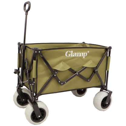 עגלת קמפינג מתקפלת עם גלגלי בלון Glamp