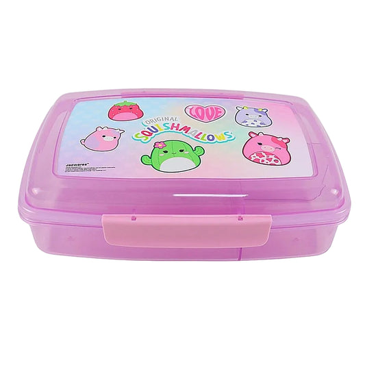 קופסת אוכל מחולקת 2 קליפסים סקווישמלו