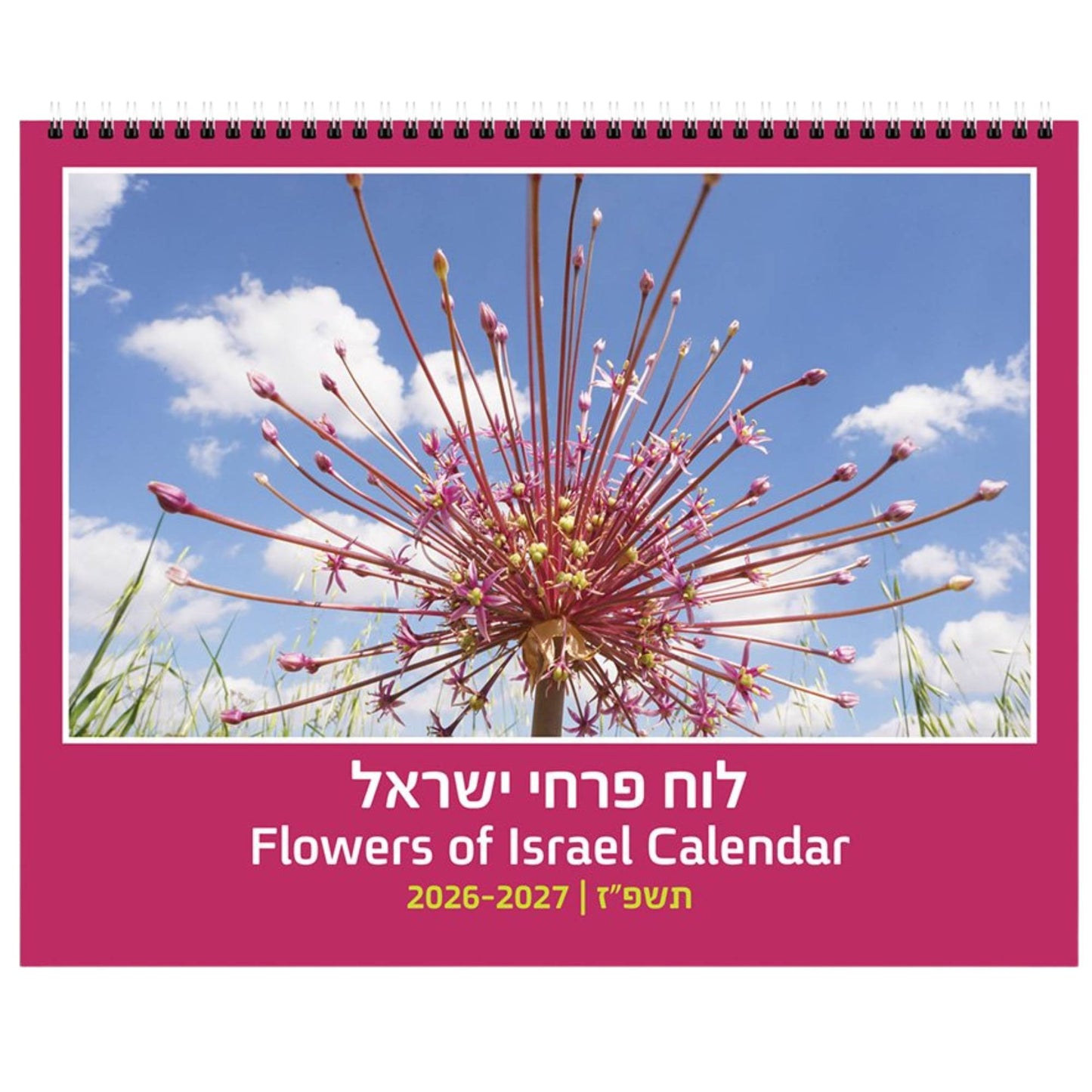 לוח שנה 30*24 פרחי ישראל 2026-2027