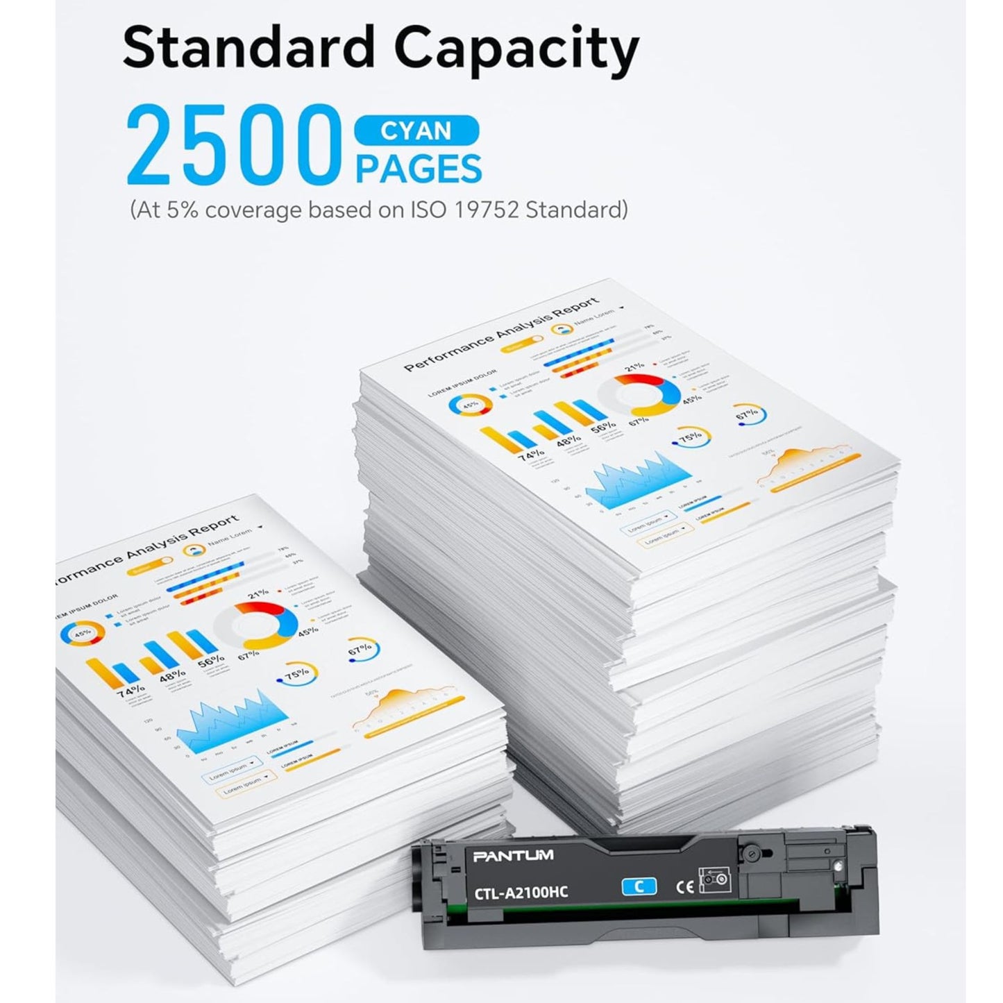 טונר עד 2,500 דף  Pantum CTLA2100HC כחול