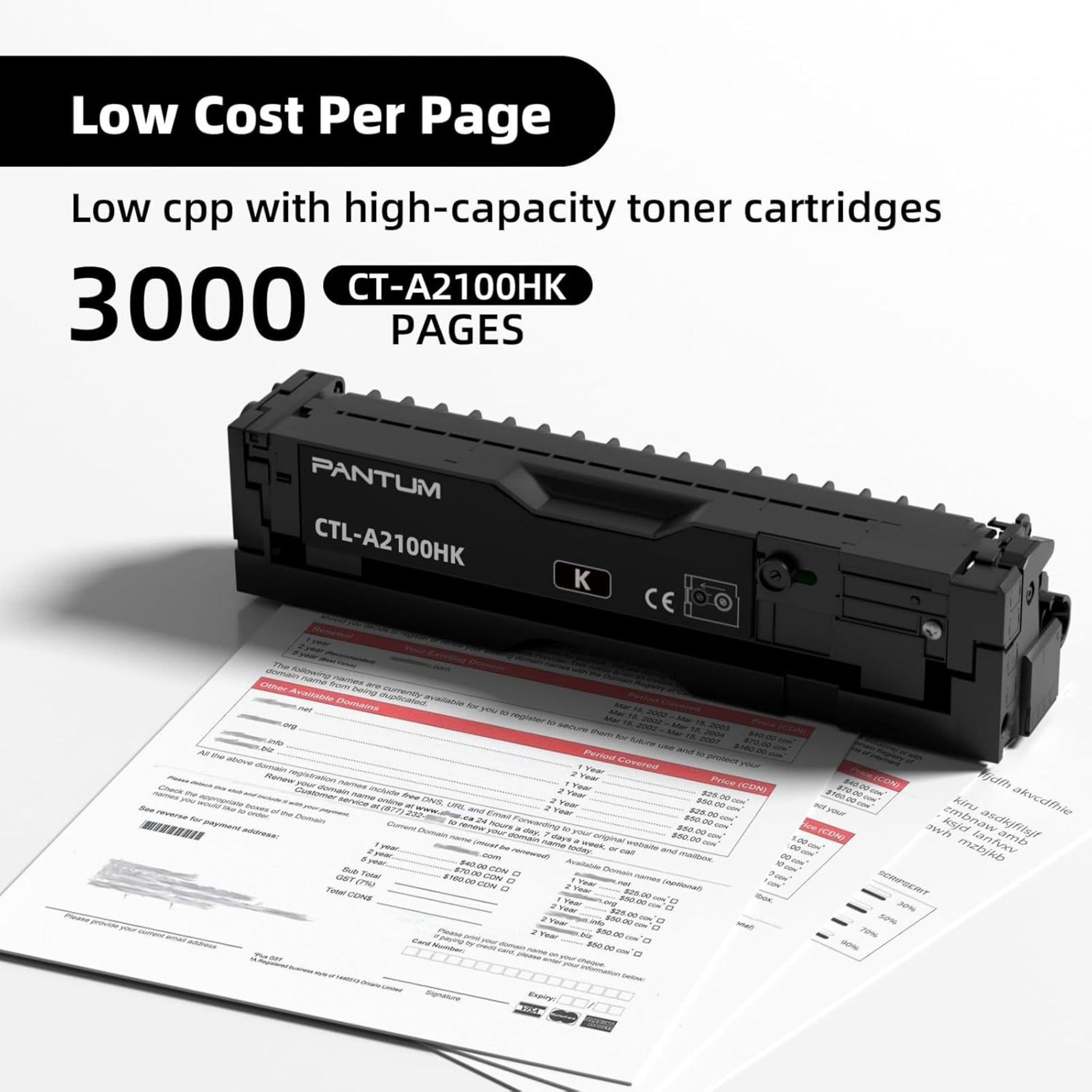 טונר עד 3,000 דף  Pantum CTLA2100HK שחור