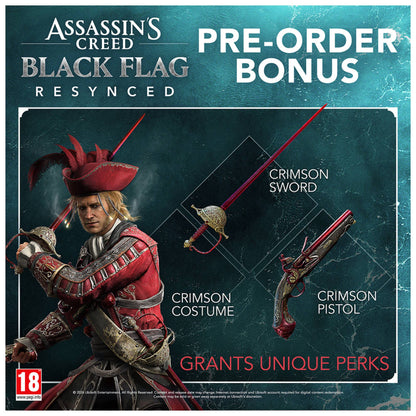 Assassins Creed Black Flag Resynced Standard. E. PS5 משחק