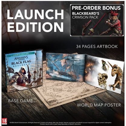 Assassins Creed Black Flag Resynced D1 Edition PS5 משחק
