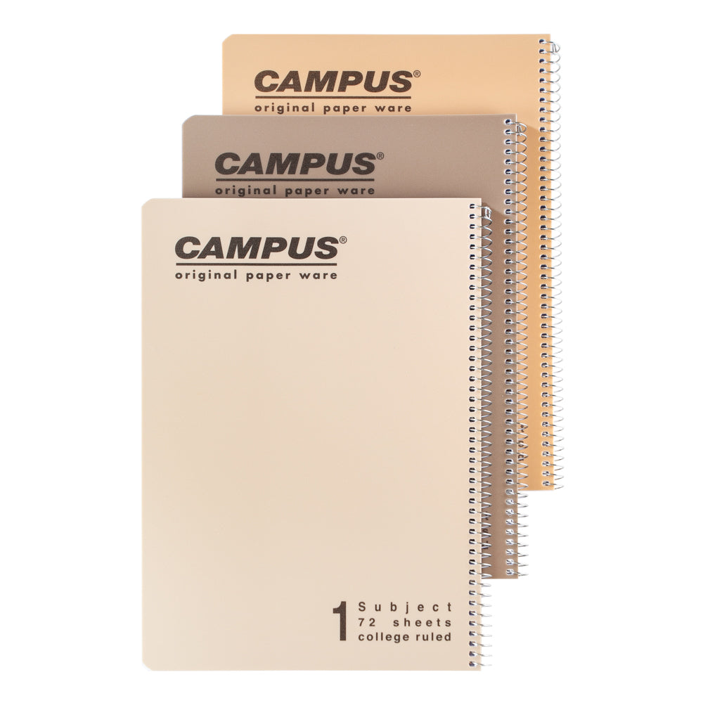 מחברת ספירלה משובץ Nature Campus A4 מעורב צבעים