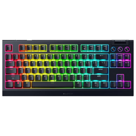 מקלדת גיימינג אלחוטית Razer Blackwidow V4 TKL Hyperspeed