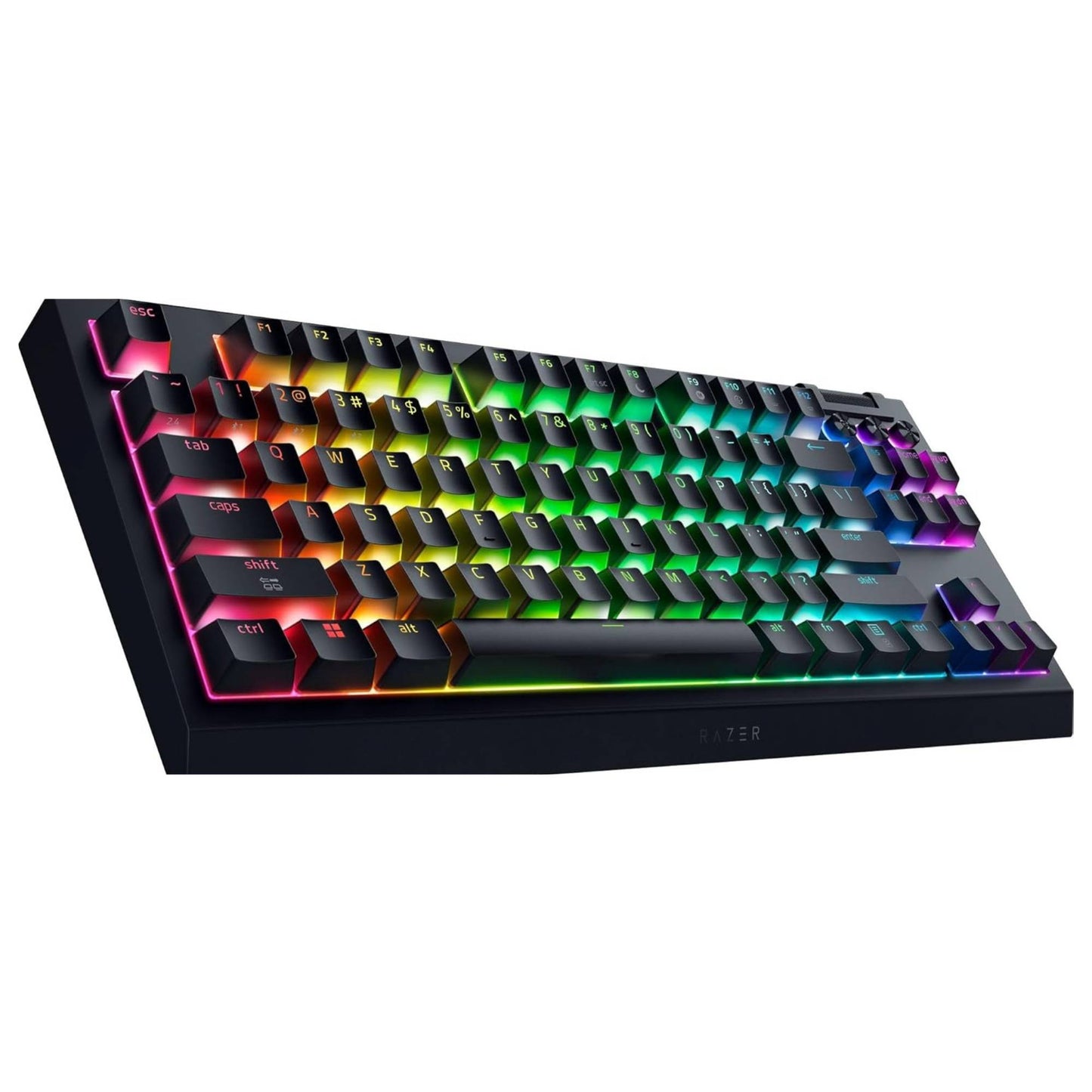 מקלדת גיימינג אלחוטית Razer Blackwidow V4 TKL Hyperspeed