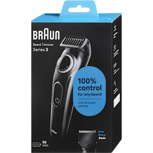 מכונת תספורת ועיצוב זקן Braun Series 3 BT3400