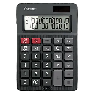 המחשבון השולחני Canon AS-120II הוא שילוב מושלם בין עיצוב ארגונומי לפונקציונליות מתקדמת, המעניק פתרון אמין ומדויק לכל צורכי החישוב במשרד, בעסק או בבית.
