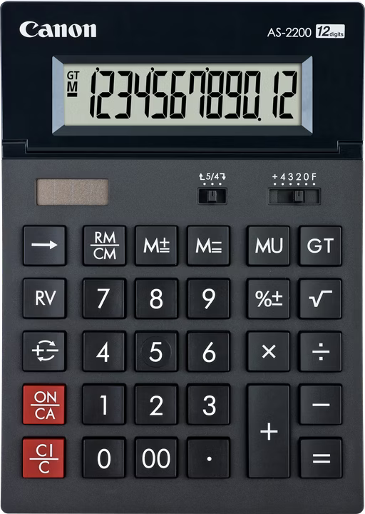 מחשבון שולחני Canon Calculator AS-2200