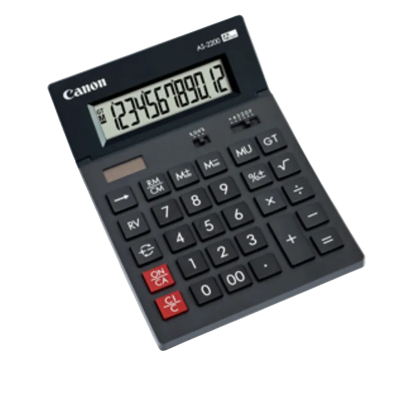 מחשבון שולחני Canon Calculator AS-2200