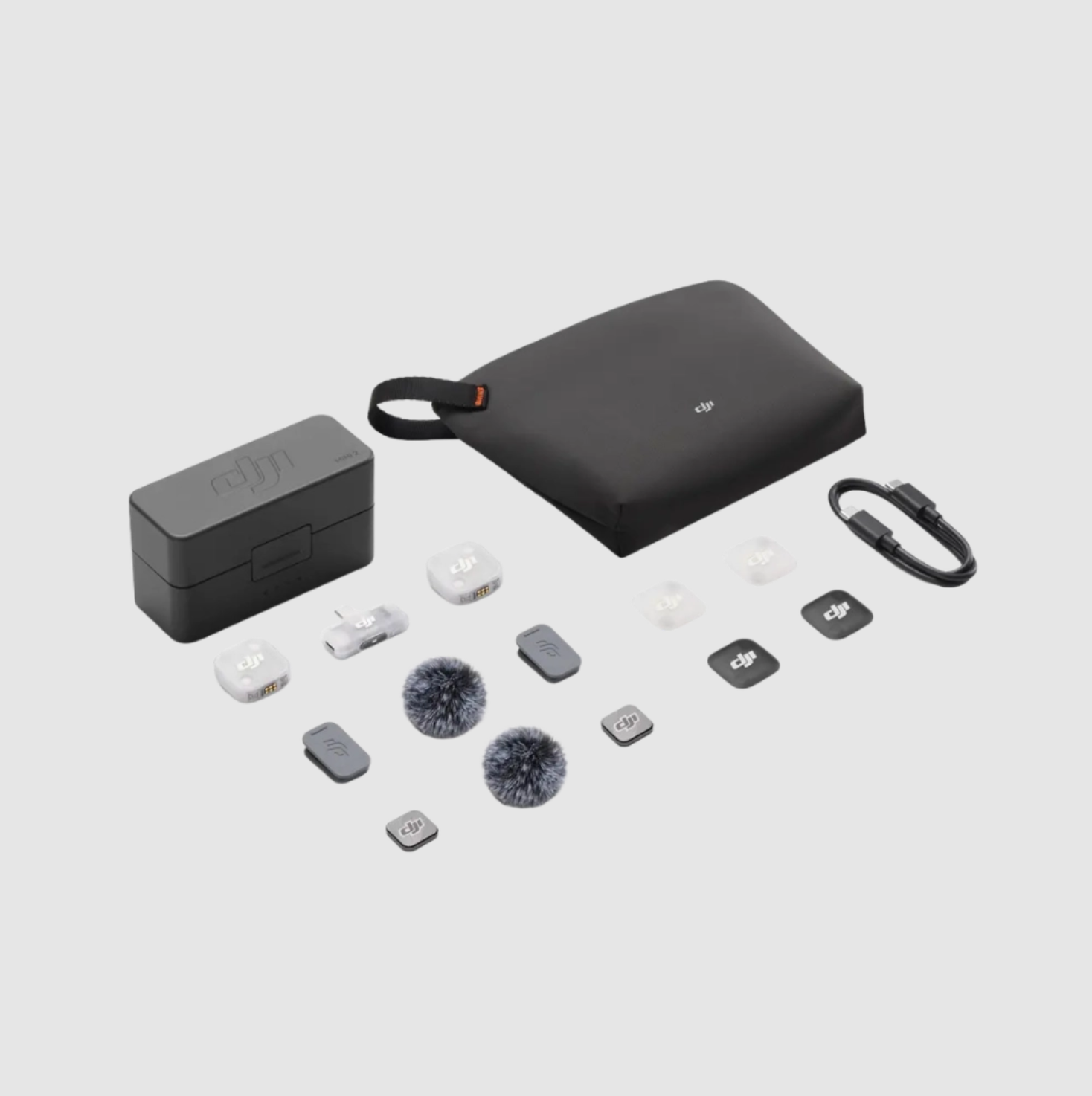 מיקרופון DJI Mic Mini 2 (2TX+1Mobile RX+Charging Case)