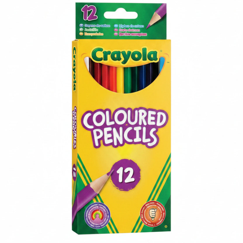 סט 12 עפרונות צבעונים Crayola Coloured Pencils