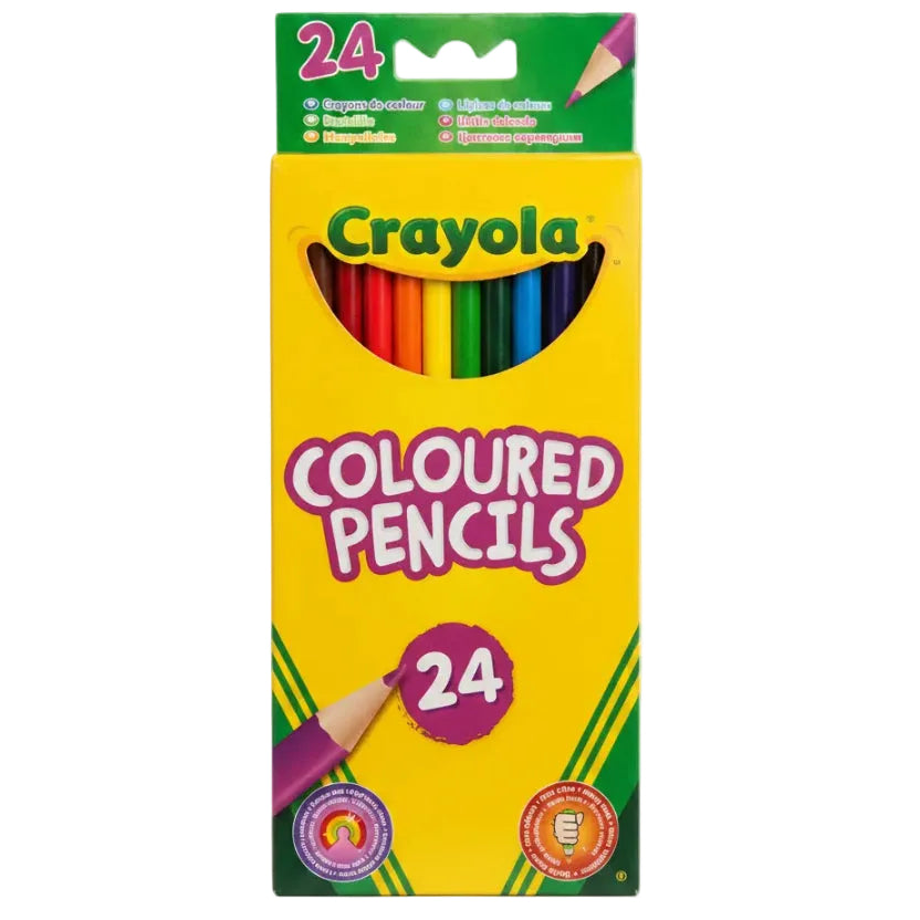 סט 24 עפרונות צבעונים Crayola Coloured Pencils