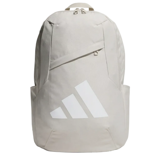 תיק גב Adidas אפור לוגו לבן