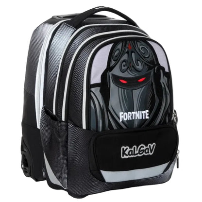 סט תיק טרולי אורטופדי וקלמר Itrolly Fortnite שחור
