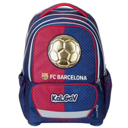 סט תיק טרולי אורטופדי וקלמר Itrolly Fcb כחול/אדום