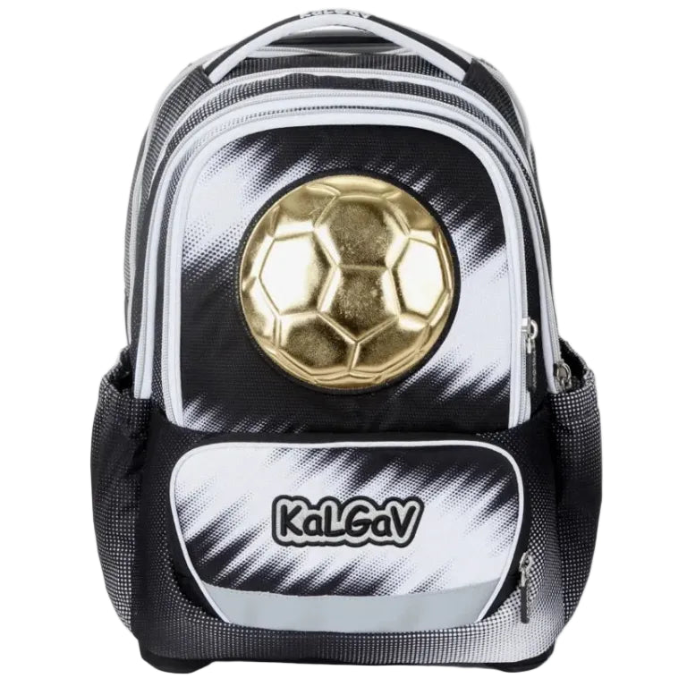 סט תיק טרולי אורטופדי וקלמר Itrolly Soccer Ball שחור