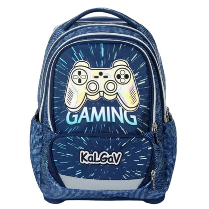 סט תיק טרולי אורטופדי וקלמר Itrolly Gaming נייבי