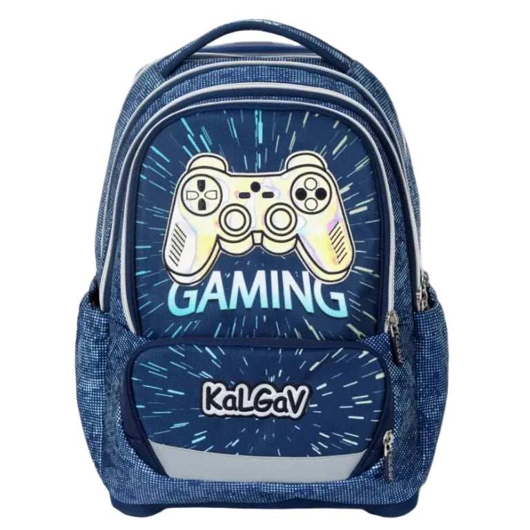 סט תיק טרולי אורטופדי וקלמר Itrolly Gaming נייבי