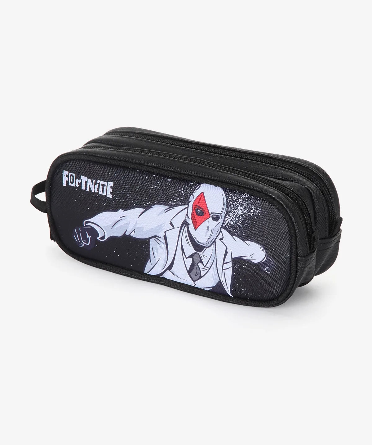 קלמר 2 תאים FORTNITE MAN WHITE שחור 93884