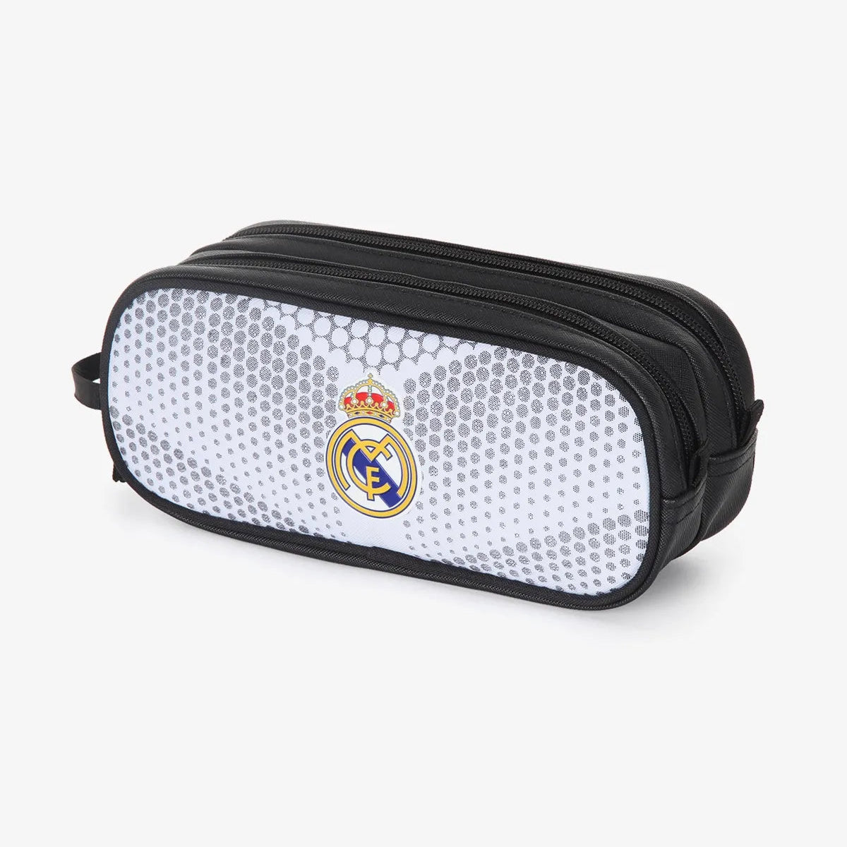קלמר 2 תאים REAL MADRID לבן/שחור 93894