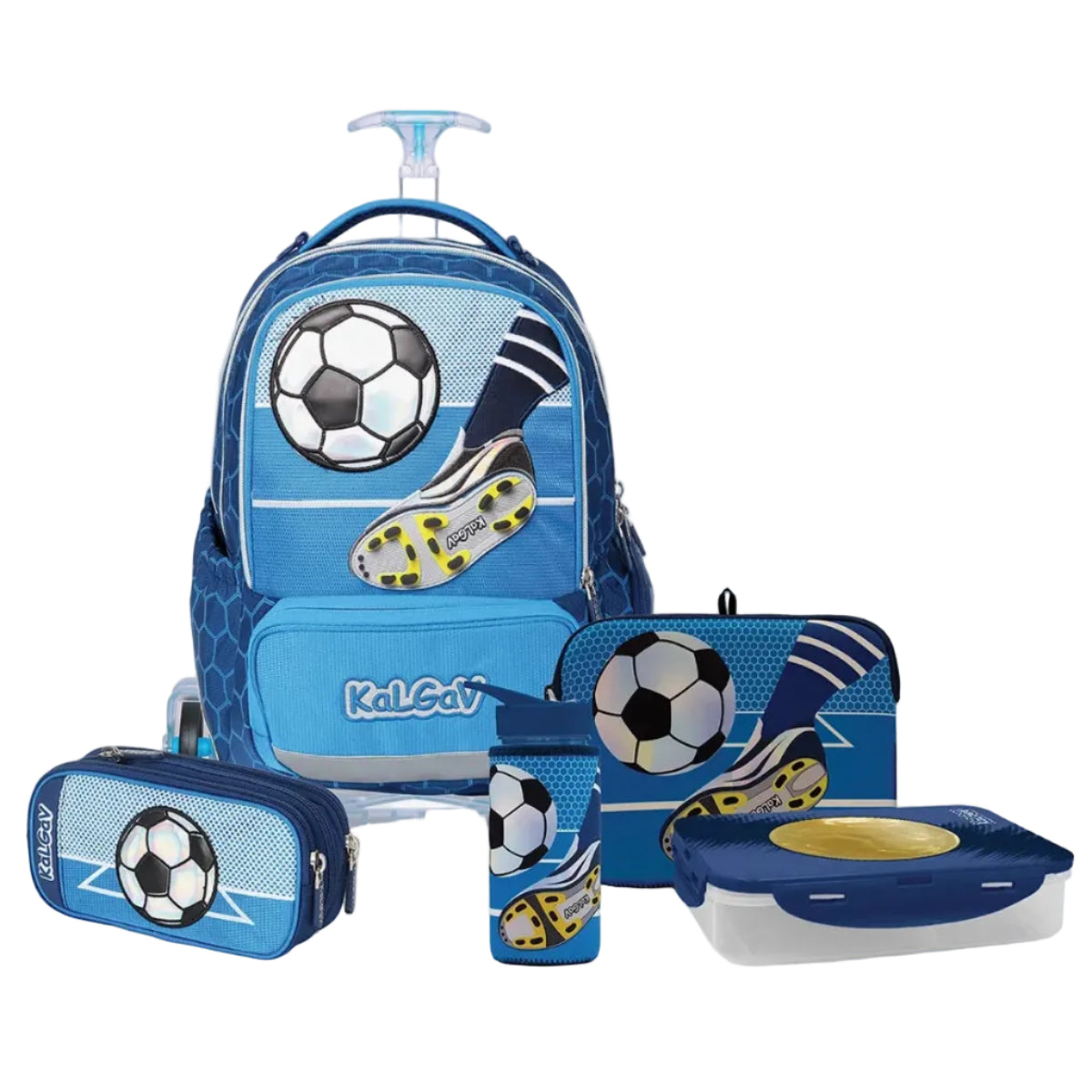 סט Soccer Game X-fix Trolly כחול