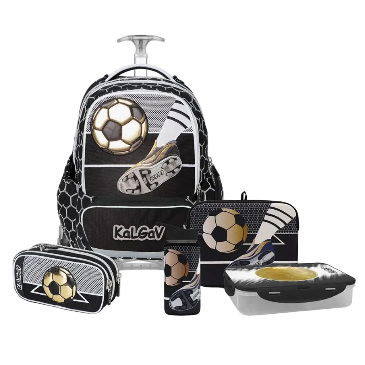 סט Soccer Game X-fix Trolly שחור