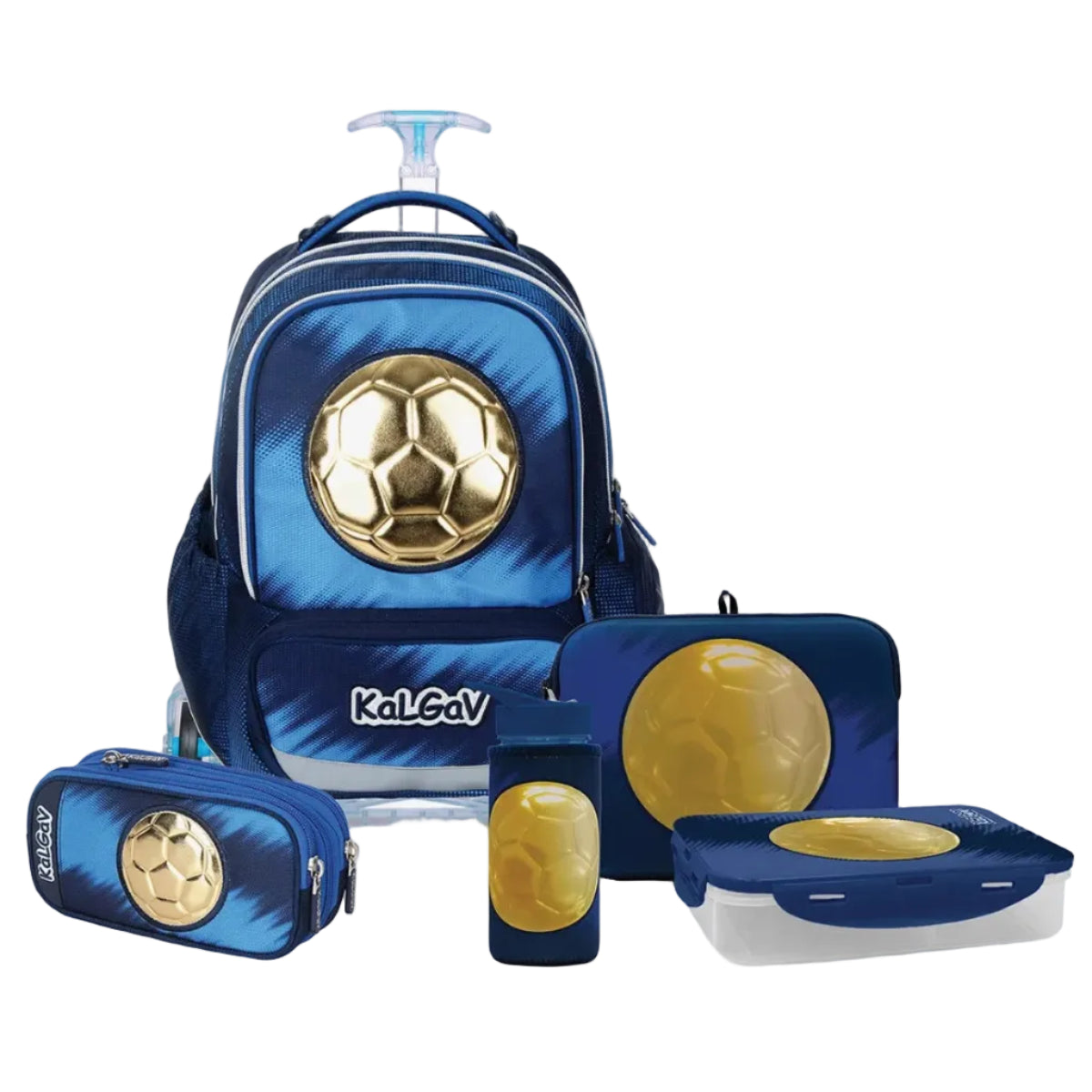 סט Soccer Ball X-fix Trolly נייבי