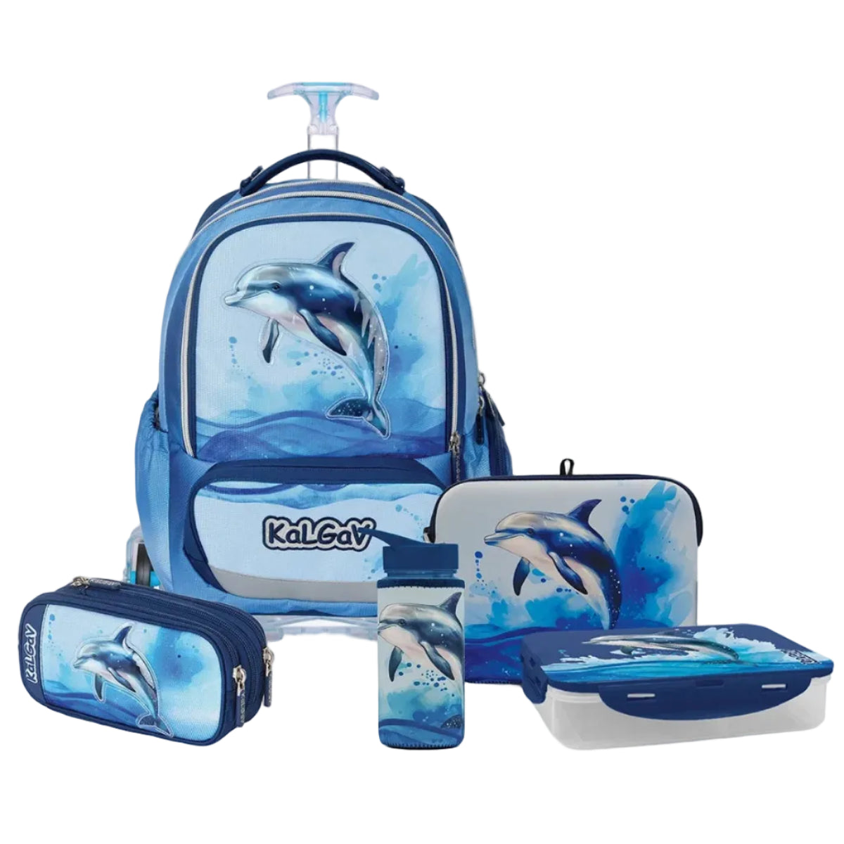 סט Dolphin X-fix Trolly כחול/גרדיאנט