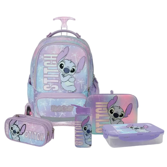 סט Stitch X-fix Trolly לילך/פסטל