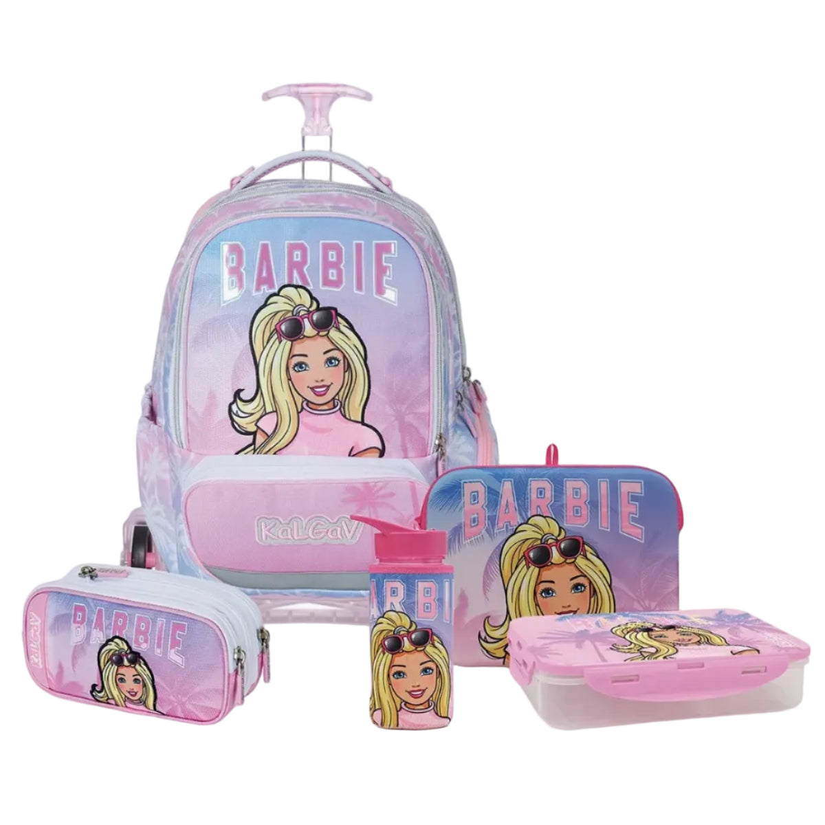 סט Barbie X-fix Trolly ורוד/הוואי