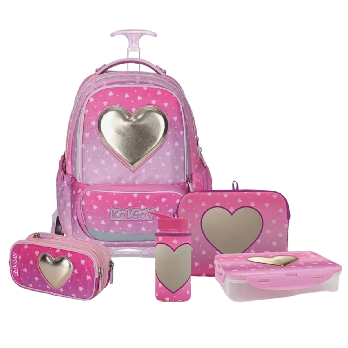 סט Love X-fix Trolly ורוד כהה