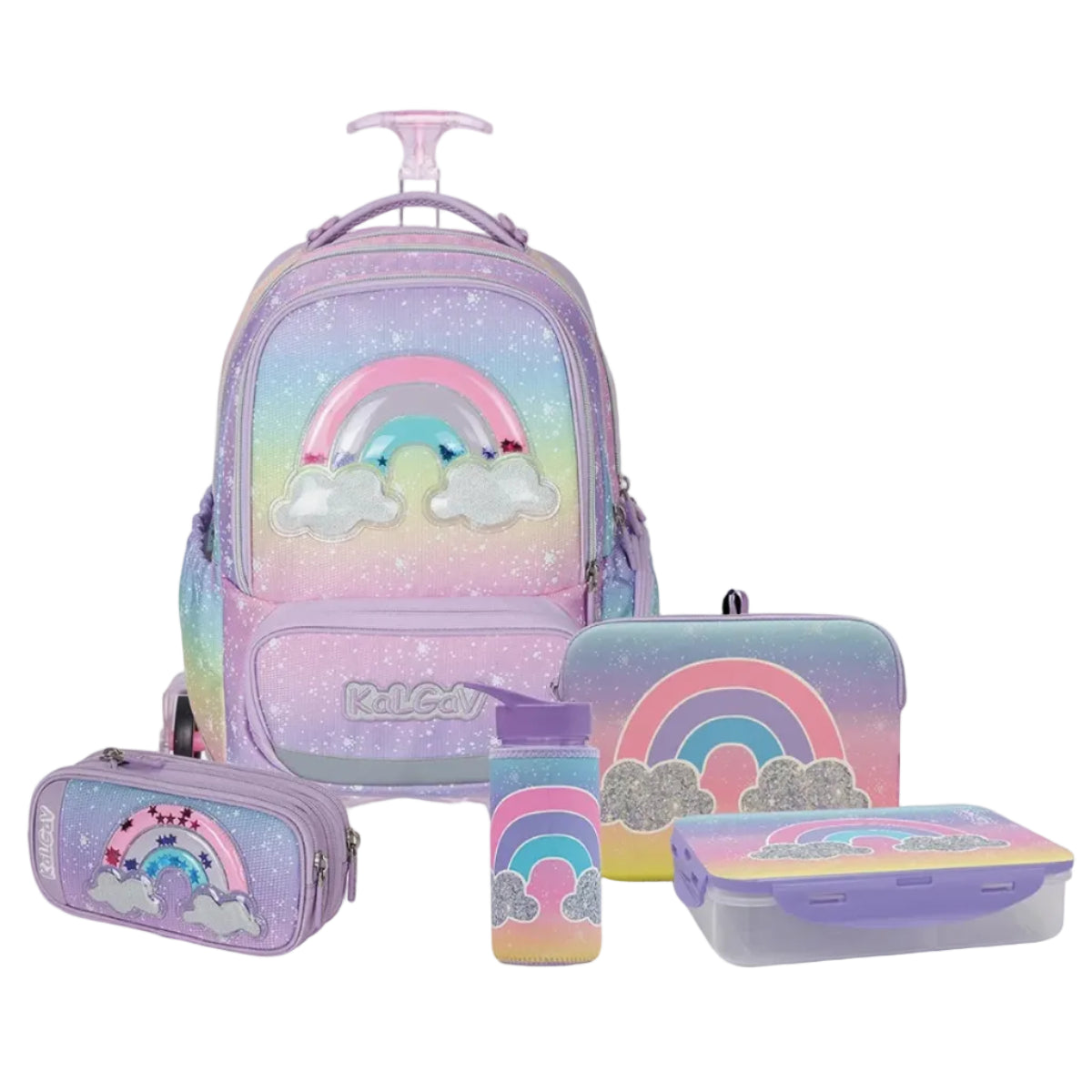 סט Rainbow X-fix Trolly לילך/גרדיאנט