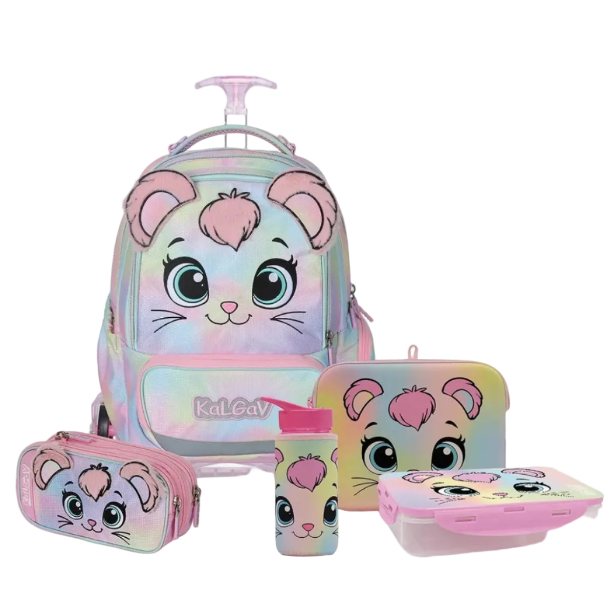 סט Sweety X-fix Trolly ורוד בהיר/פסטל