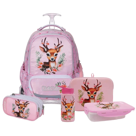 סט Forest Deer X-fix Trolly ורוד בהיר